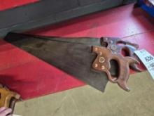 2 Vintage Hand Saws