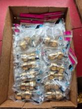 Box of Copper Reduction Couplings - 1/2 In. to 3/8 In.