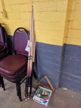 Pool Cues, Billards Set