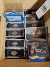 Lot of Harley model motorcycles