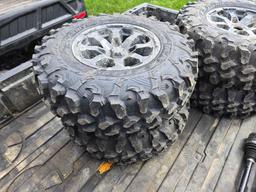 (4) 28x10.00R14 tires on Can-am rims, like new