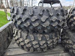 (4) 28x10.00R14 tires on Can-am rims, like new