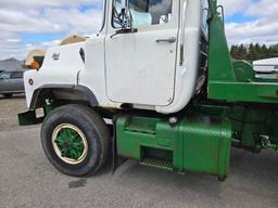 1995 Mack DM690S Roll Back Truck, runs and drives, 20 ft deck with winch