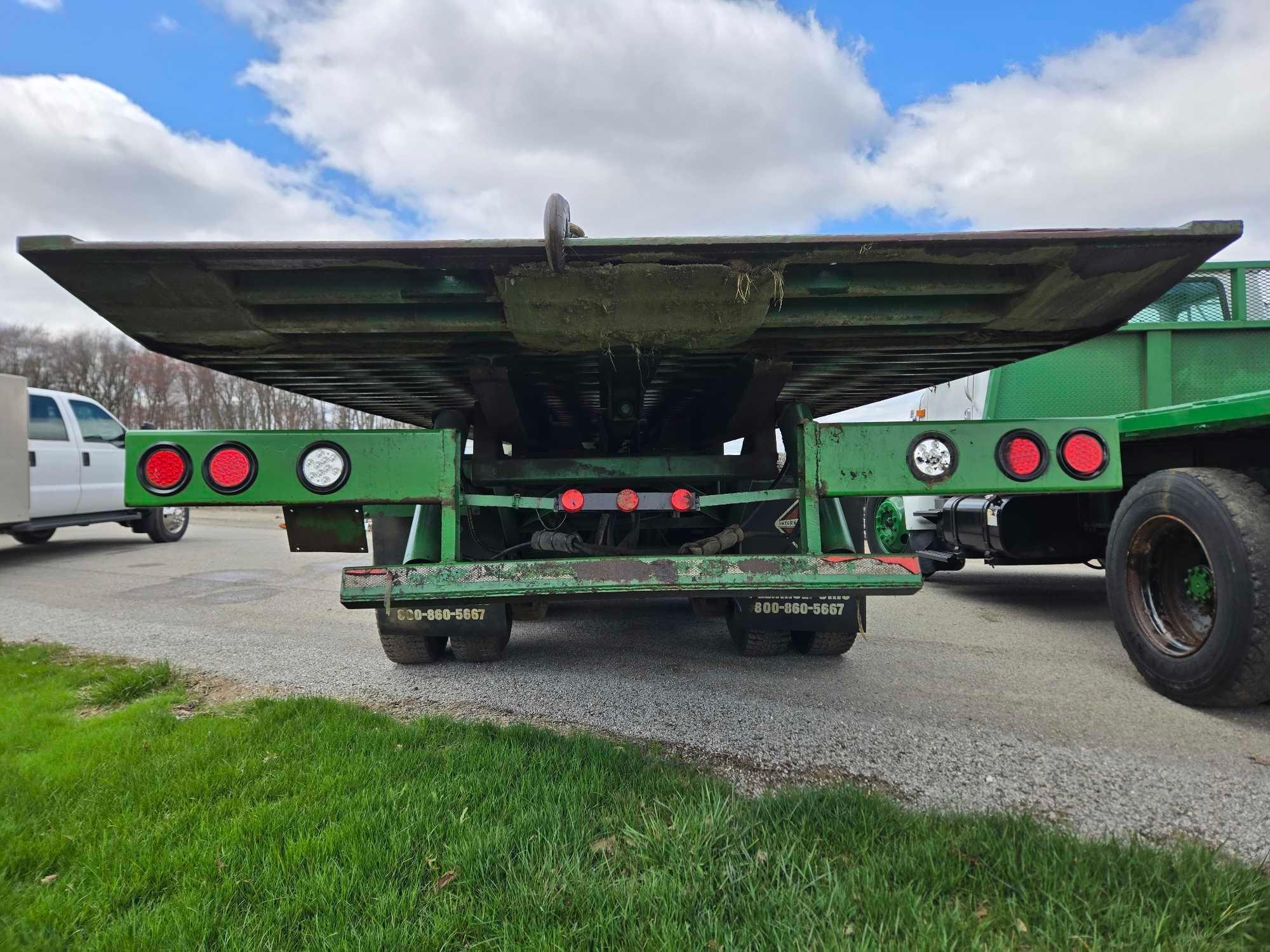 1995 Mack DM690S Roll Back Truck, runs and drives, 20 ft deck with winch
