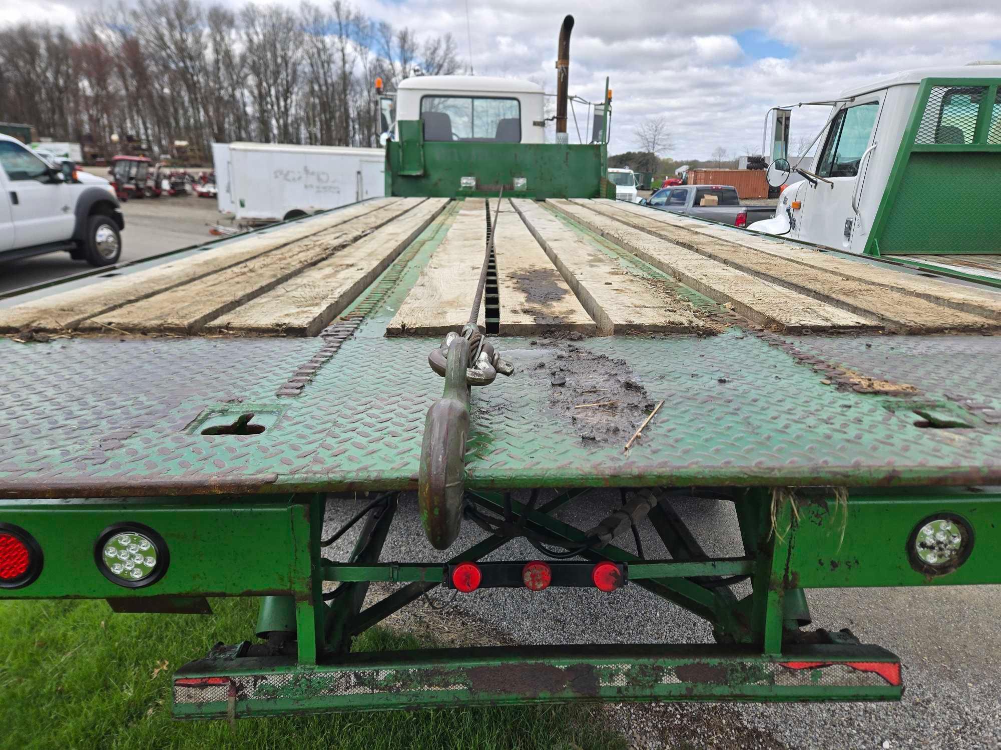 1995 Mack DM690S Roll Back Truck, runs and drives, 20 ft deck with winch