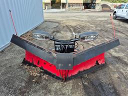 Boss Power-VXT Truck Hydraulic Snow Plow w/ Smart Hitch 2 Mounting System