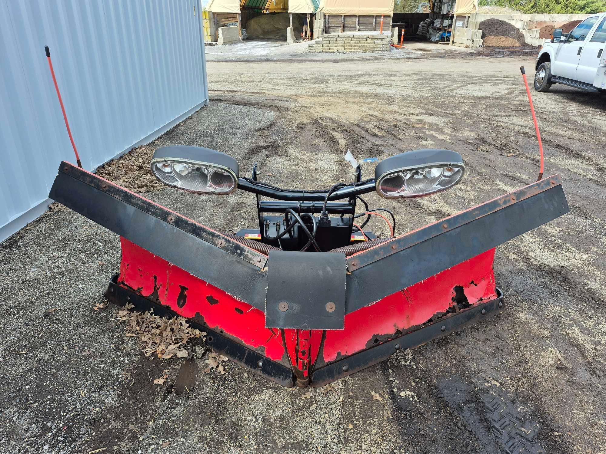 Boss Power-VXT Truck Hydraulic Snow Plow w/ Smart Hitch 2 Mounting System