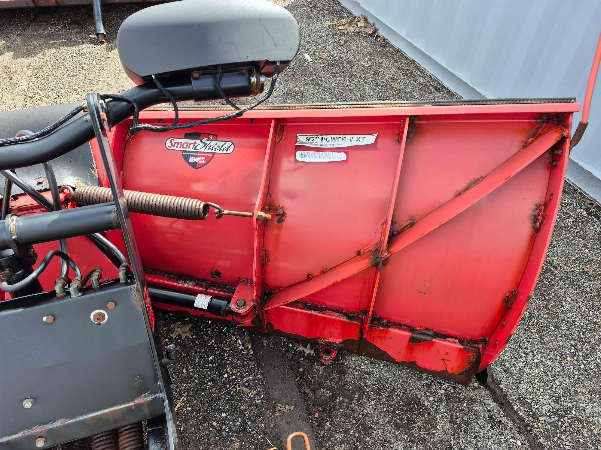 Boss Power-VXT Truck Hydraulic Snow Plow w/ Smart Hitch 2 Mounting System