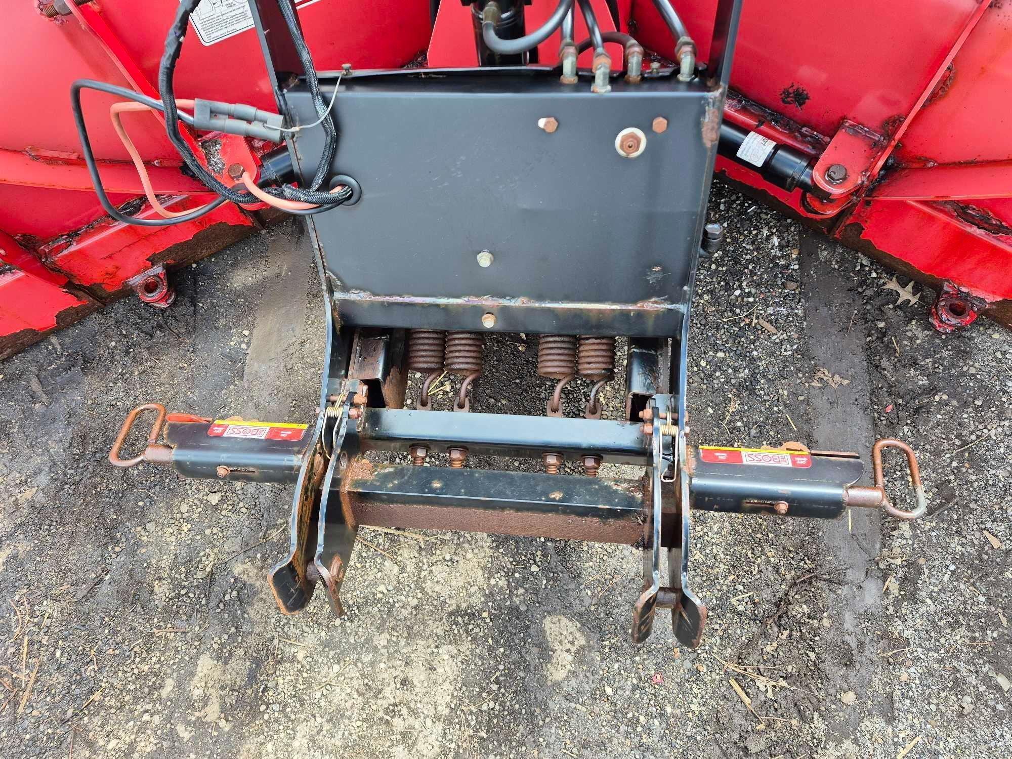 Boss Power-VXT Truck Hydraulic Snow Plow w/ Smart Hitch 2 Mounting System