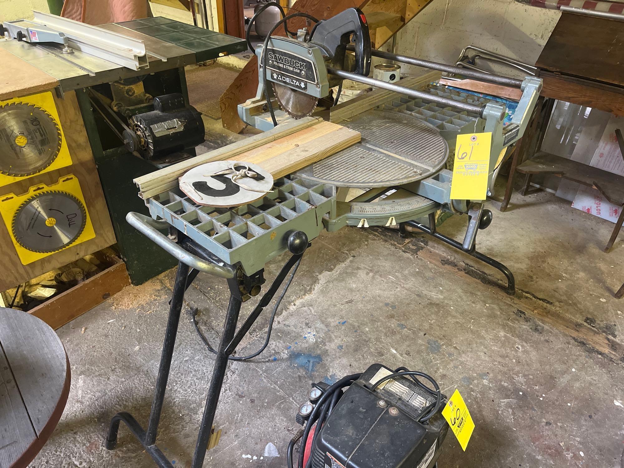 Sawbuck Frame and Trim Saw