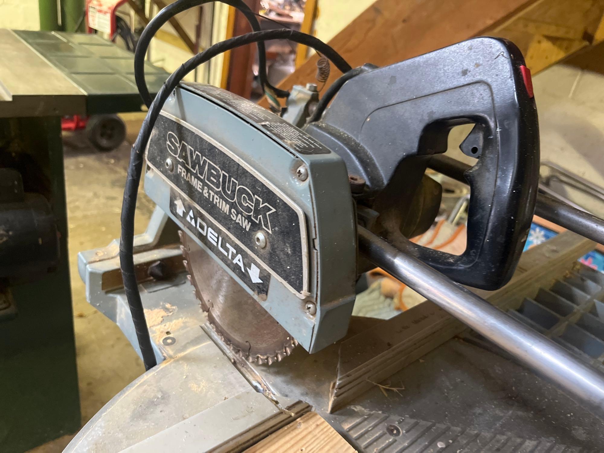 Sawbuck Frame and Trim Saw