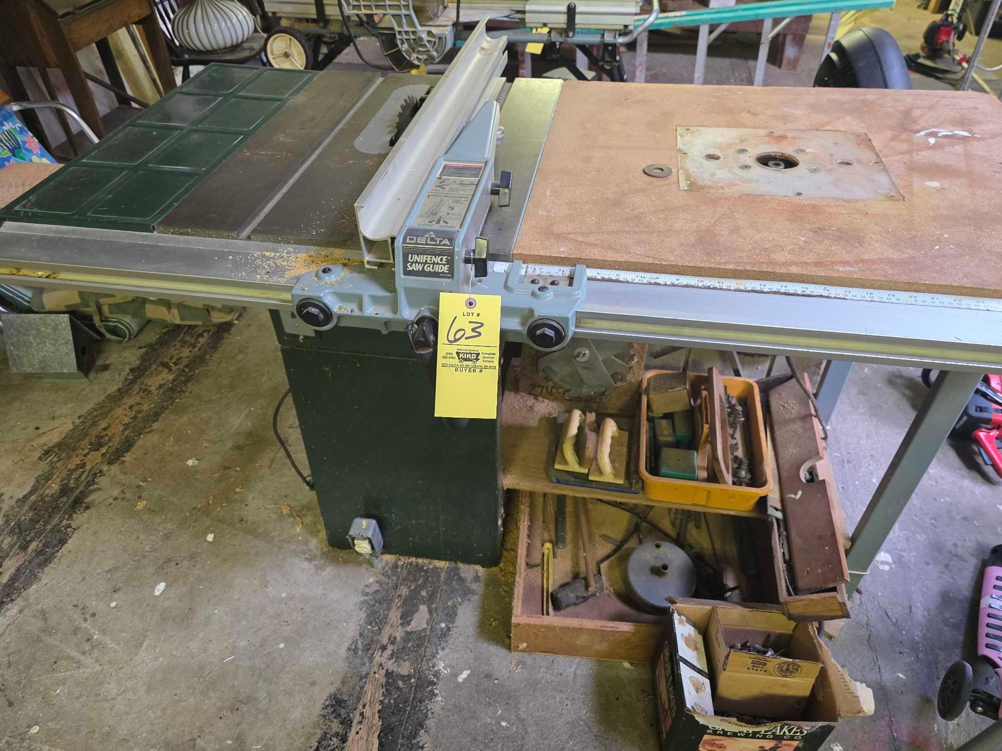 Table Saw & Router