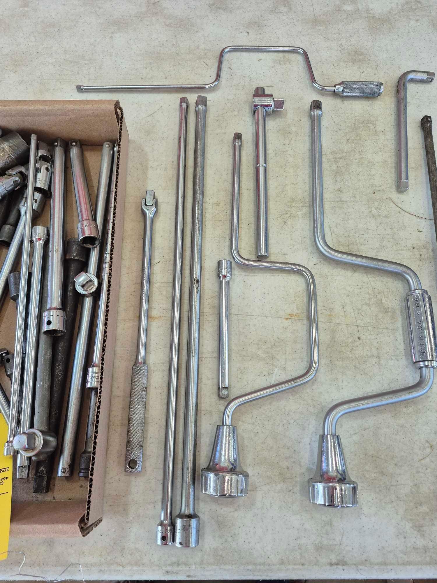 Assortment of Speed Handle Wrenches & Socket Extensions