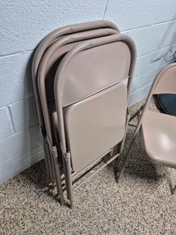 4 Metal Folding Chairs