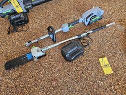 EGO Power Head with Pole Saw Attachment with Charger