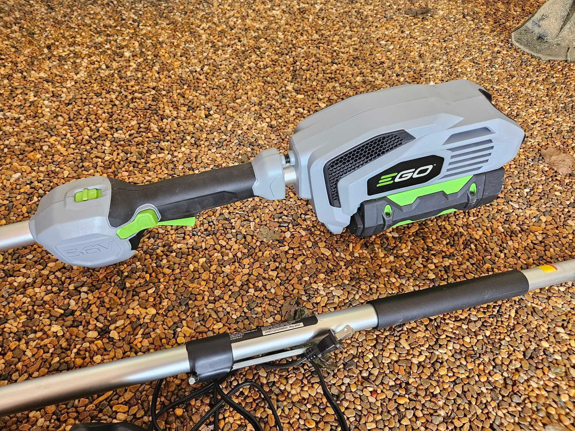 EGO Power Head with Pole Saw Attachment with Charger