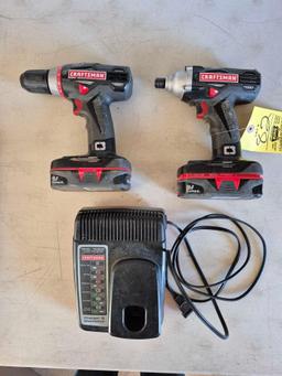 Craftsman 19.2 Volt DieHard Reciprocating Saw, Drills w/ Batteries & Charger