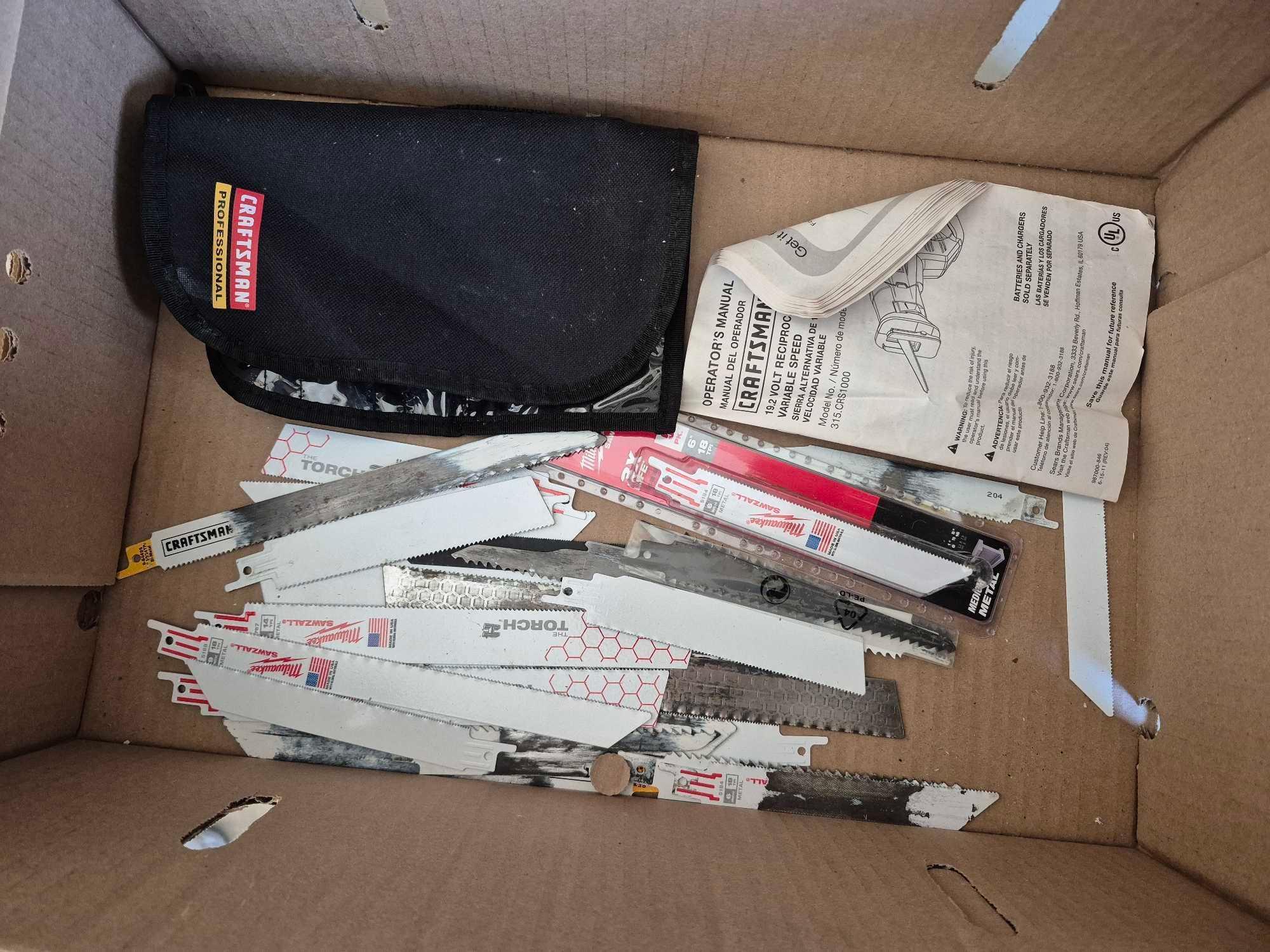 Craftsman 19.2 Volt DieHard Reciprocating Saw, Drills w/ Batteries & Charger