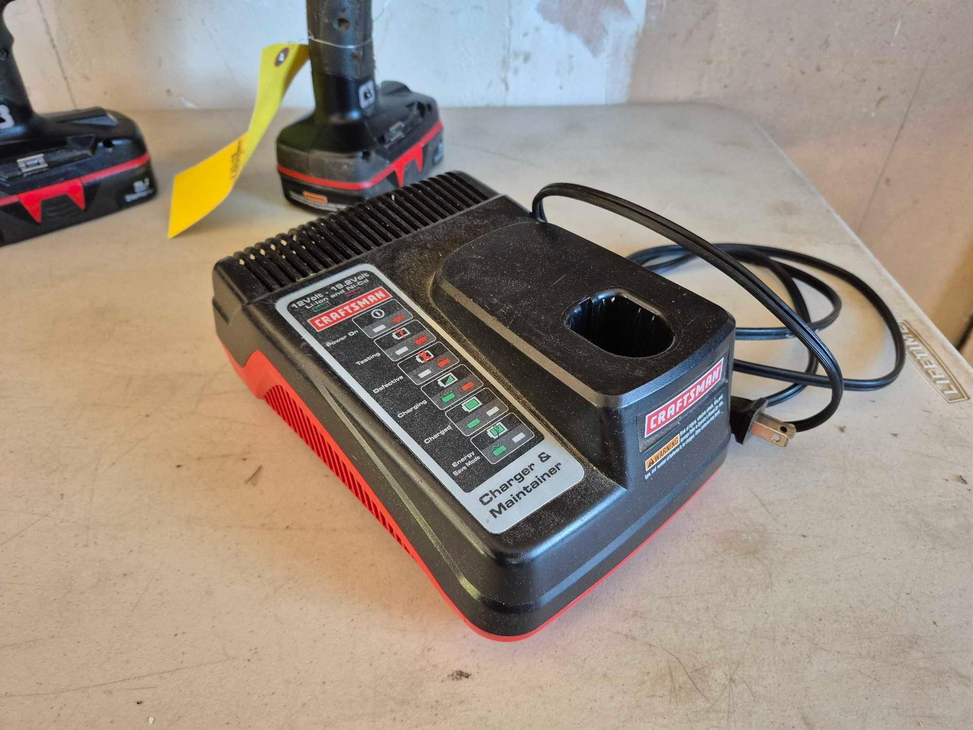 Craftsman 19.2 Volt DieHard Reciprocating Saw, Drills w/ Batteries & Charger