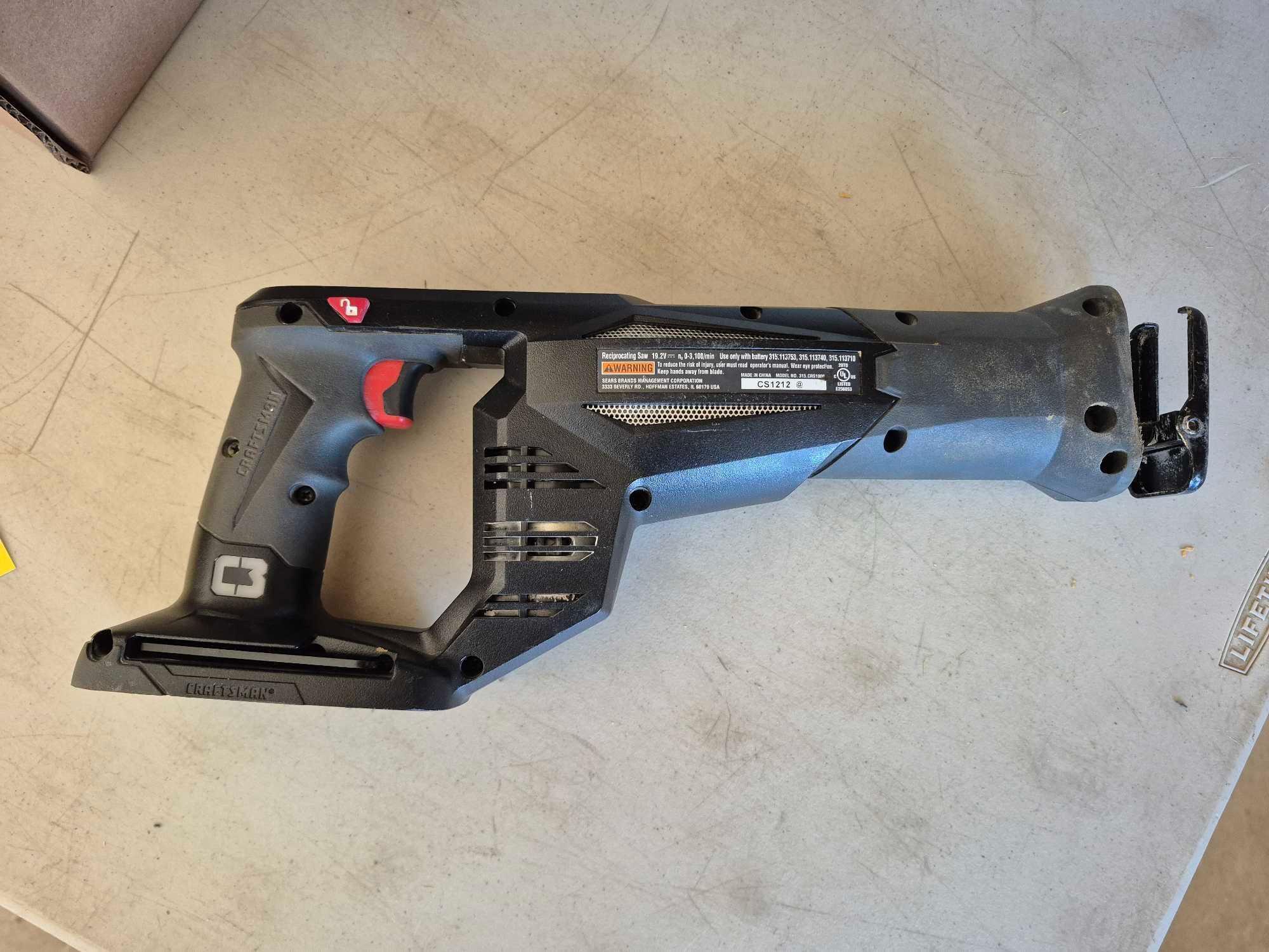Craftsman 19.2 Volt DieHard Reciprocating Saw, Drills w/ Batteries & Charger