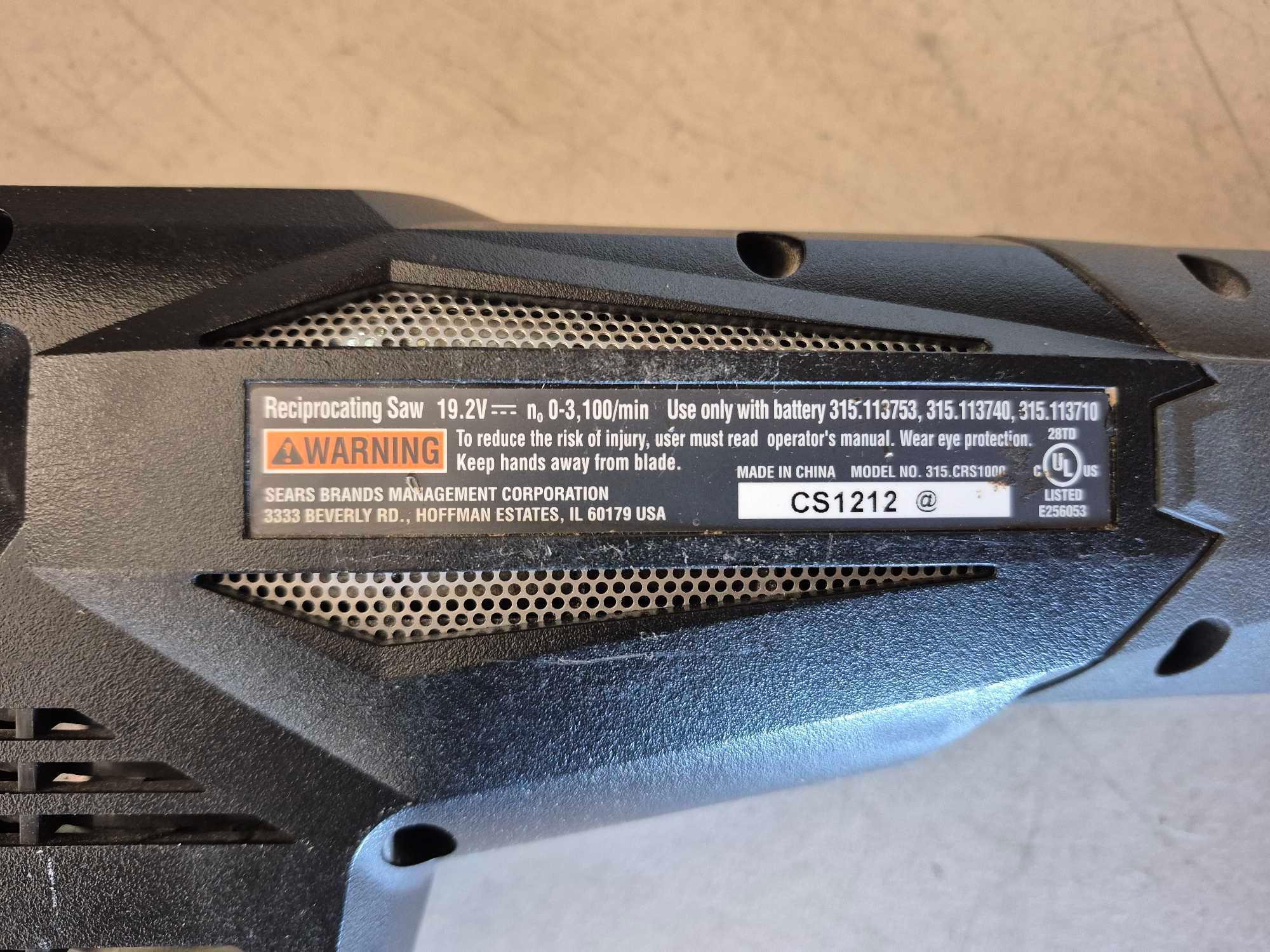 Craftsman 19.2 Volt DieHard Reciprocating Saw, Drills w/ Batteries & Charger