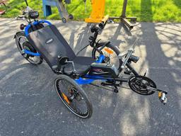 Catrike Road Air Recumbent Bicycle w/ Electric Assist Pedal System & Detachable Battery