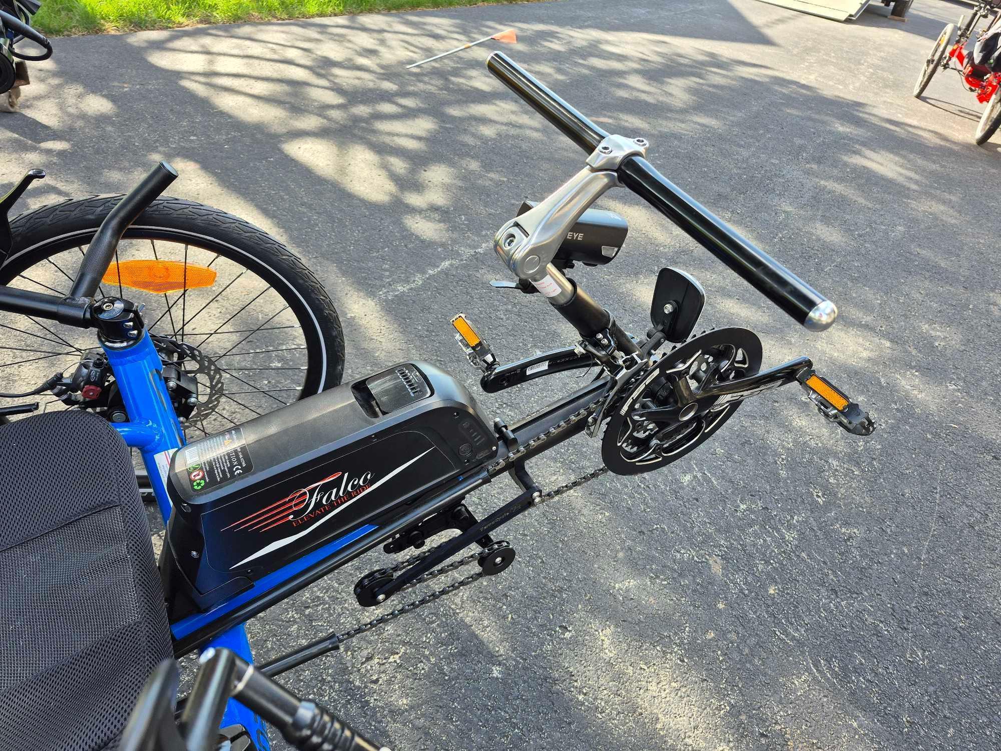 Catrike Road Air Recumbent Bicycle w/ Electric Assist Pedal System & Detachable Battery
