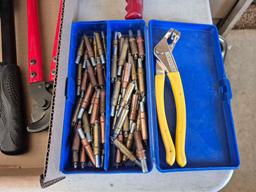 Flaring Tool, Bolt Cutters, & Wedgelock Fastener Kit