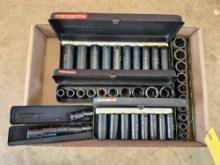 Assortment of Pittsburgh Impact Socket Sets