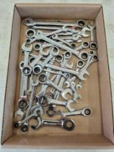 Box of Gear Wrench Brand Ratcheting Wrenches