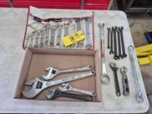 Illinois Indistrial Metric Wrench Set, Williams & Armstrong Wrenches, & Adjustable Wrenches