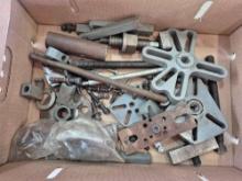 Box of Assorted Gear Pullers & Related Parts