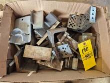 Box of Assorted Machinist Plates, Magnetic Plates, & Angle Plates