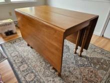 Willett Solid Maple Drop Leaf Dining Table