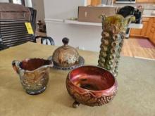 Assortment of Carnival Glass