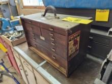 Vintage Wooden Carpenters/Machinist Box
