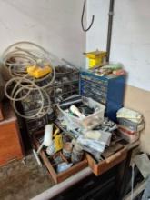 Workbench Corner Contents - Hardware, Organizers, Machinist Items