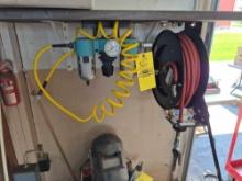 Air Hose Reel & Wilkerson Combination Regulator/Dryer
