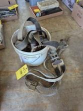 Assortment of Ratchet Straps & Chain Pulleys