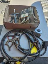 Welding Gloves, Extension Cord, Ground Clamps, Wire Brushes, Electrode Holder