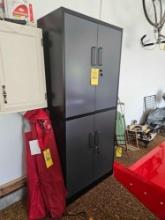 Like New Metal Storage Cabinet with Lock