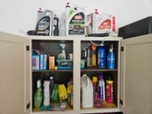 Contents of Cabinet and Pet Supplies
