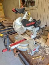 Craftsman Professional Model 137.212060 Sliding Compound Miter Saw w/ Laser Trac