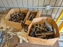 3 Boxes of Large Machinist Tooling & Chucks