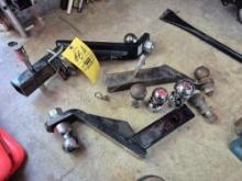 Assortment of Curt Hitches & Hitch Balls