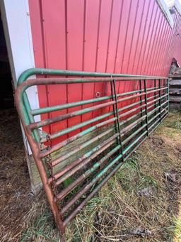 2 Approx 14 Ft Green 7Bar Gates