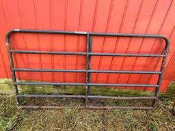 Approx 8 Ft Blue 6 Bar Gate