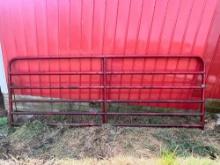 Approx 12Ft Red 6 Bar Bull Gate