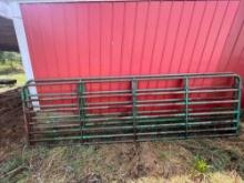 2 Approx 14 Ft Green 7Bar Gates
