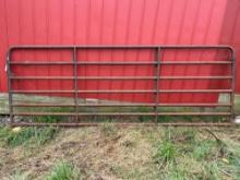 Approx 11Ft Green 7 Bar Gate